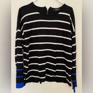 Long Sleeve Striped Crew Neck Sweater